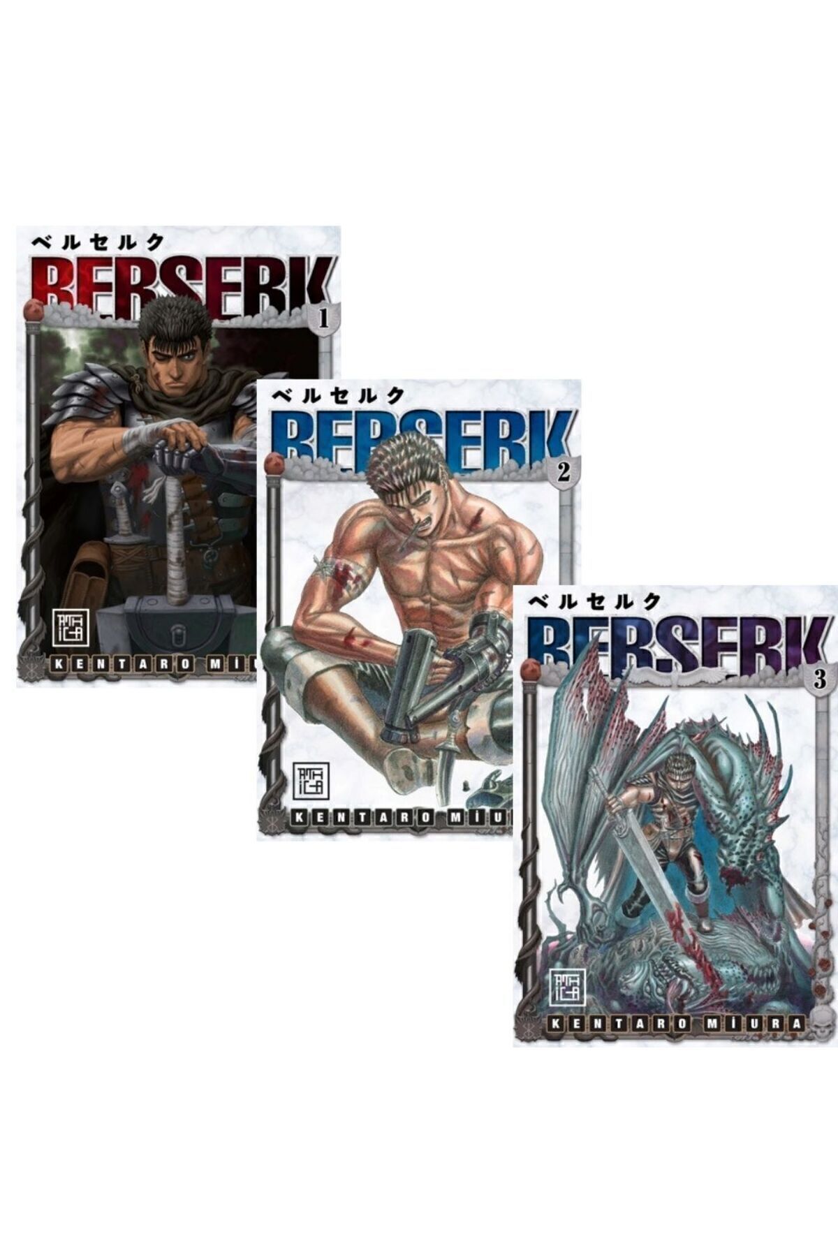 Berserk Cilt 1/2/3 Set
