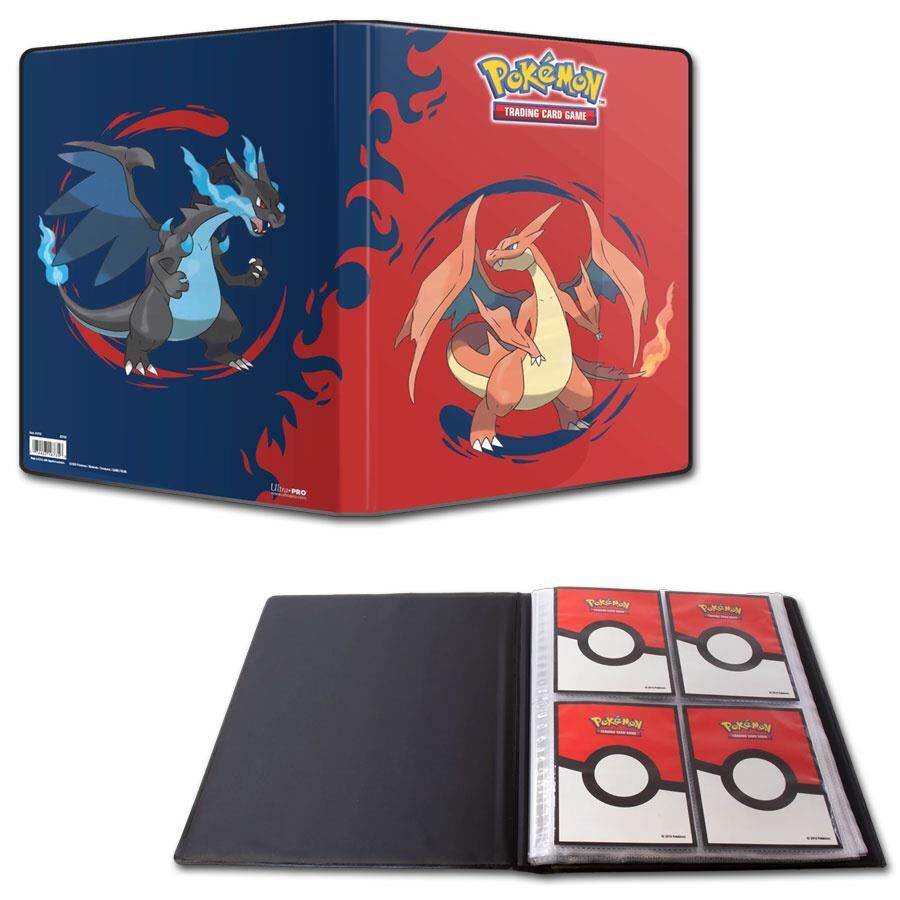 Mega Charizard X And Y 4-Pocket Portfolio For Pokémon