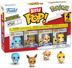 Funko Bitty POP: Pokemon- Squirtle 4'lü Paket