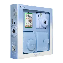 Instax Mini 12 Bundle Box Anlık Fotoğraf Makinesi Pastel Mavi