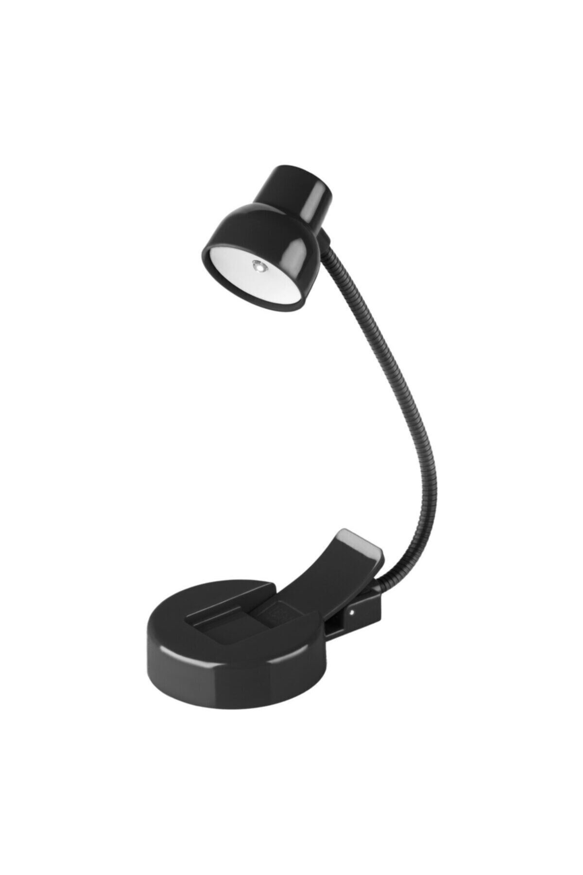 Led işikli Şarj Edilebilir Kitap Okuma Lambasi Siyah
