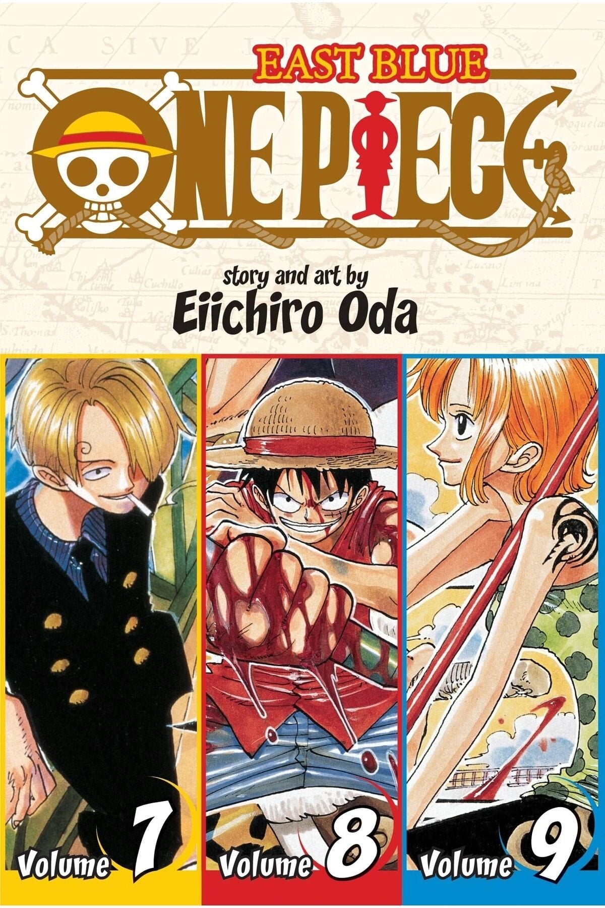 One Piece 3-in-1 Edition 3-East Blue 7-8-9:  Volume 3 (One Piece (Omnibus Edition))