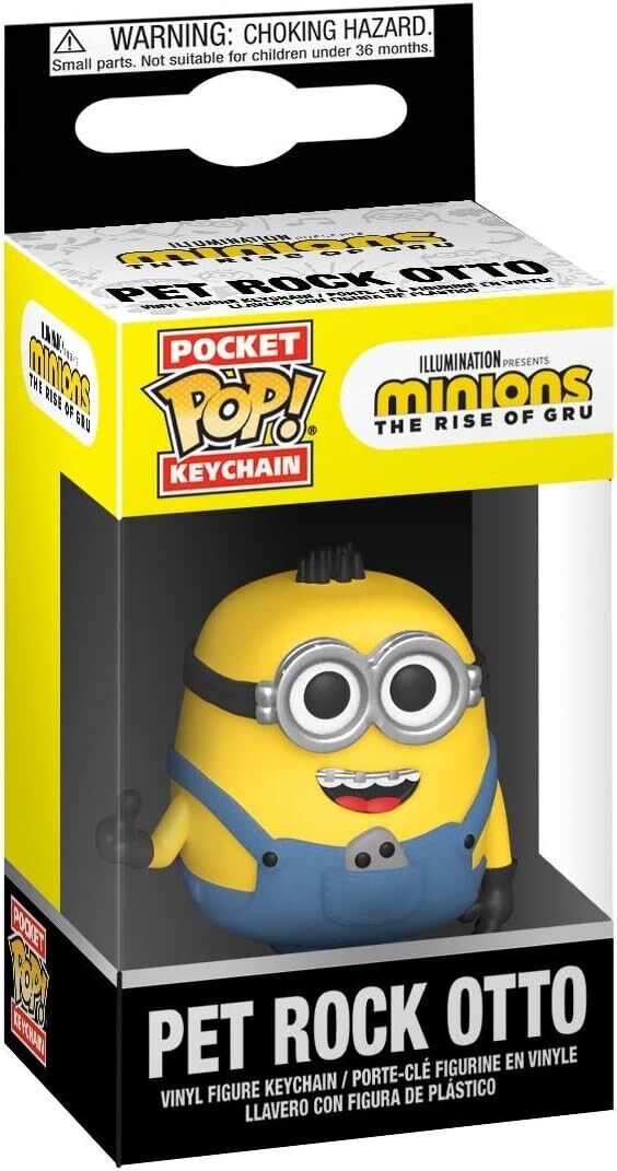 Funko Pocket Pop Minions The Rise Of Gru - Pet Rock Otto Anahtarlık