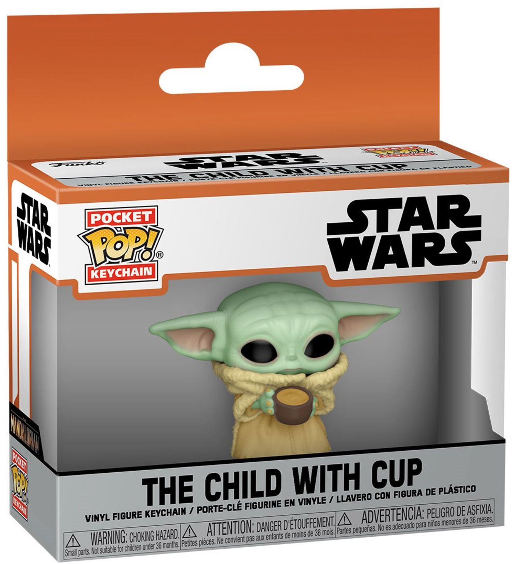 Funko POP Anahtarlık - The Mandalorian, The Child W/cup