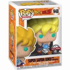 Dragon Ball Z Super Saiyan Goku with Kamehameha Diamond Glitter Special Edition POP Figure (Diamond Edition)