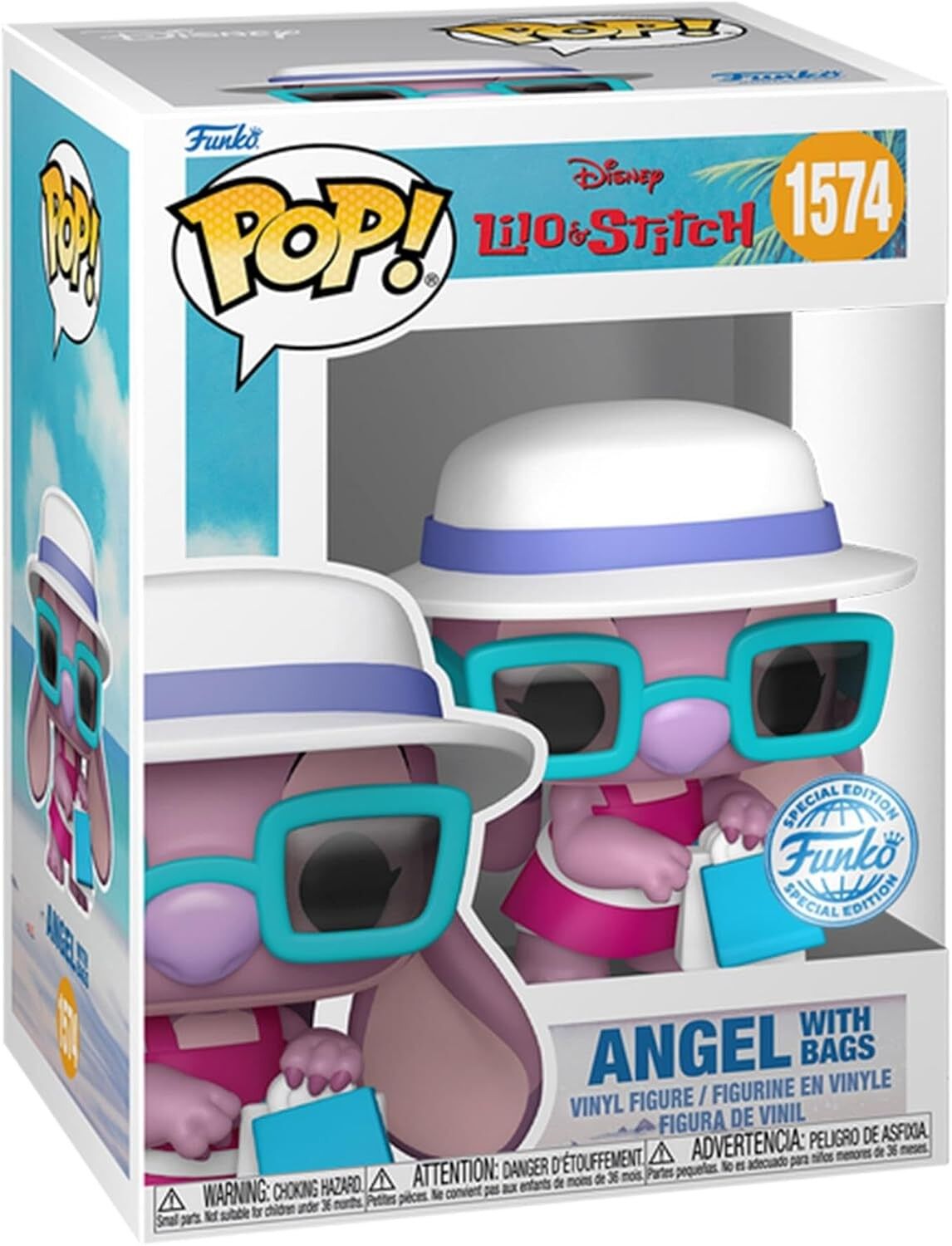 Funko Pop Disney Lilo & Stitch - Angel With Bags (special Edition) No:1574