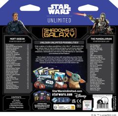 Star Wars Unlimited - Shadows of the Galaxy - Two Player Starter Deck