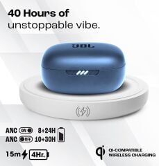 JBL Live Pro 2 Kablosuz Kulakiçi Kulaklık Mavi