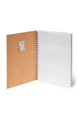3 Ü 1 Arada Spiralli A4 Defter Çita Desen Karton Kapak