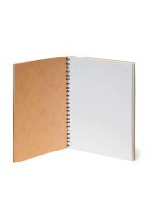 3 Ü 1 Arada Spiralli A4 Defter Çita Desen Karton Kapak