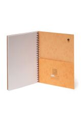 3 Ü 1 Arada Spiralli A4 Defter Çita Desen Karton Kapak