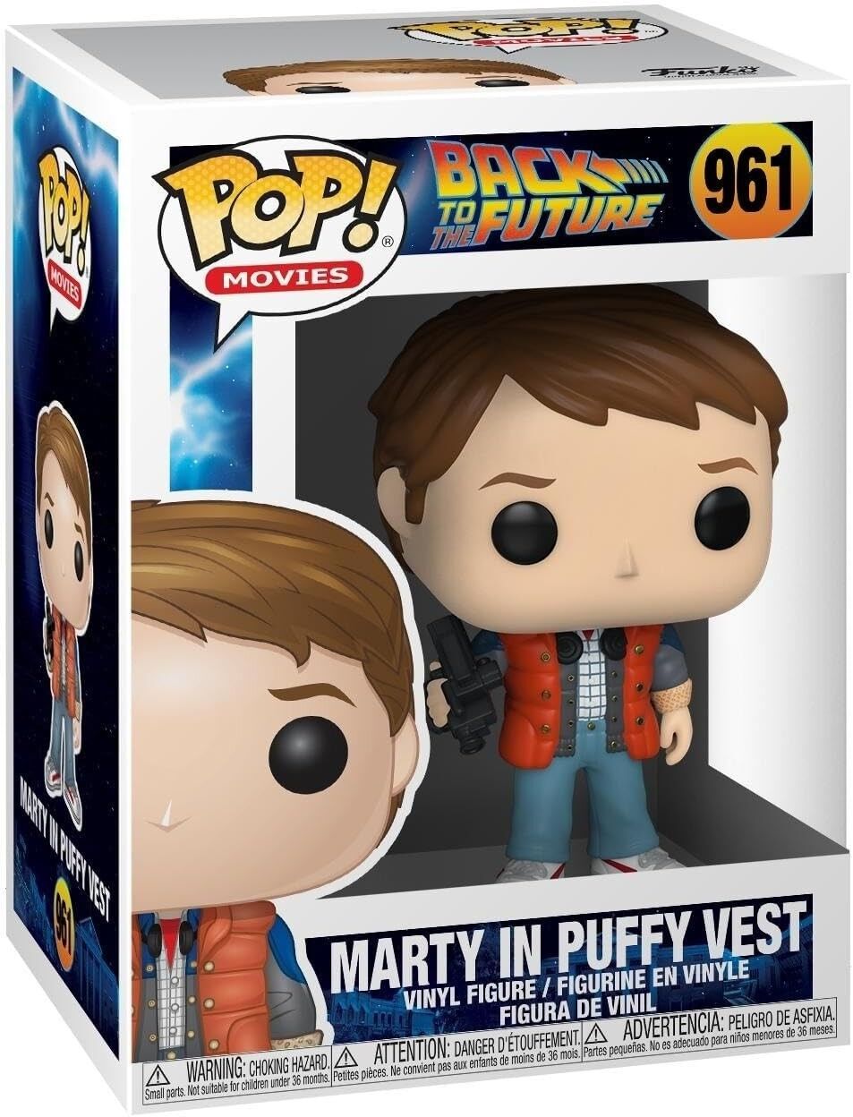 Funko Pop Back To The Future Marty In Puffy Vest Figürü