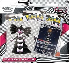 Pokemon White Flare SV10.5 3-Pack Tech Sticker Collection