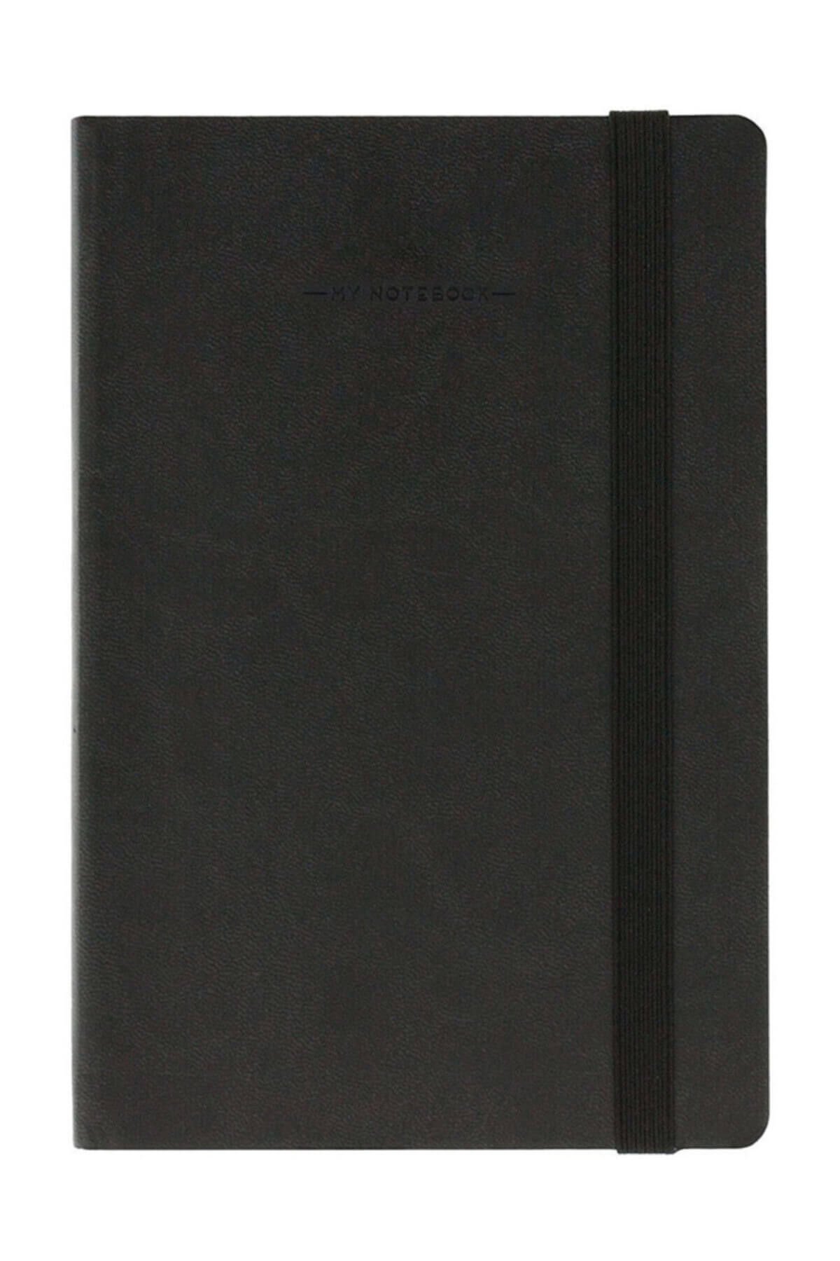 Defter Lg My Notebook Small Çizgili Siyah