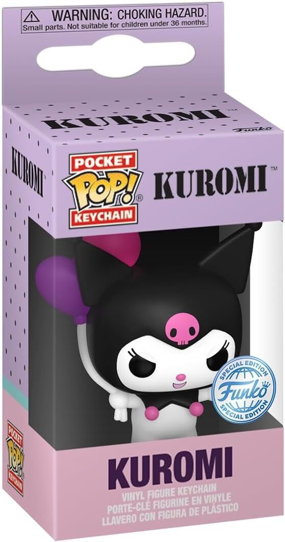 Funko Pocket Pop Sanrio Kuromi - Kuromi Balloon Anahtarlık