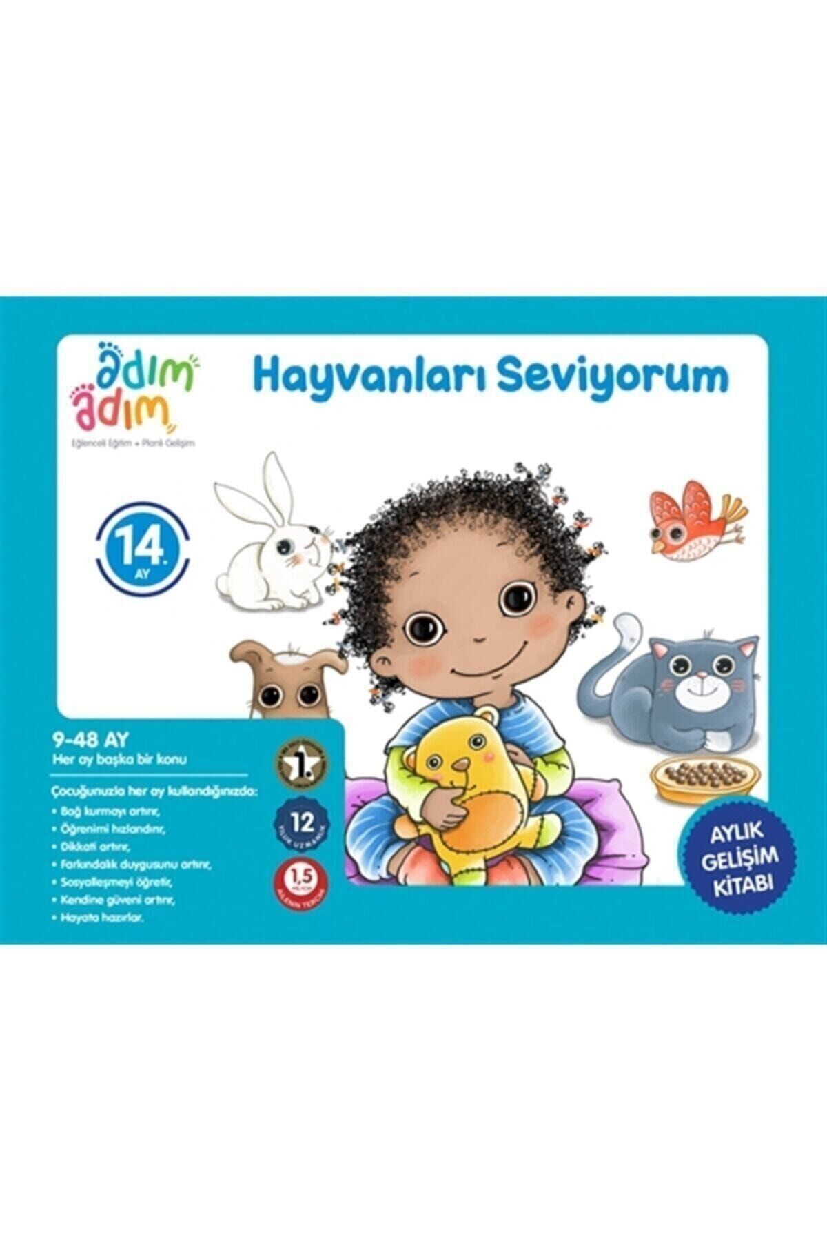 Hayvanları Seviyorum - 14. Ay Gelişim Kitabı