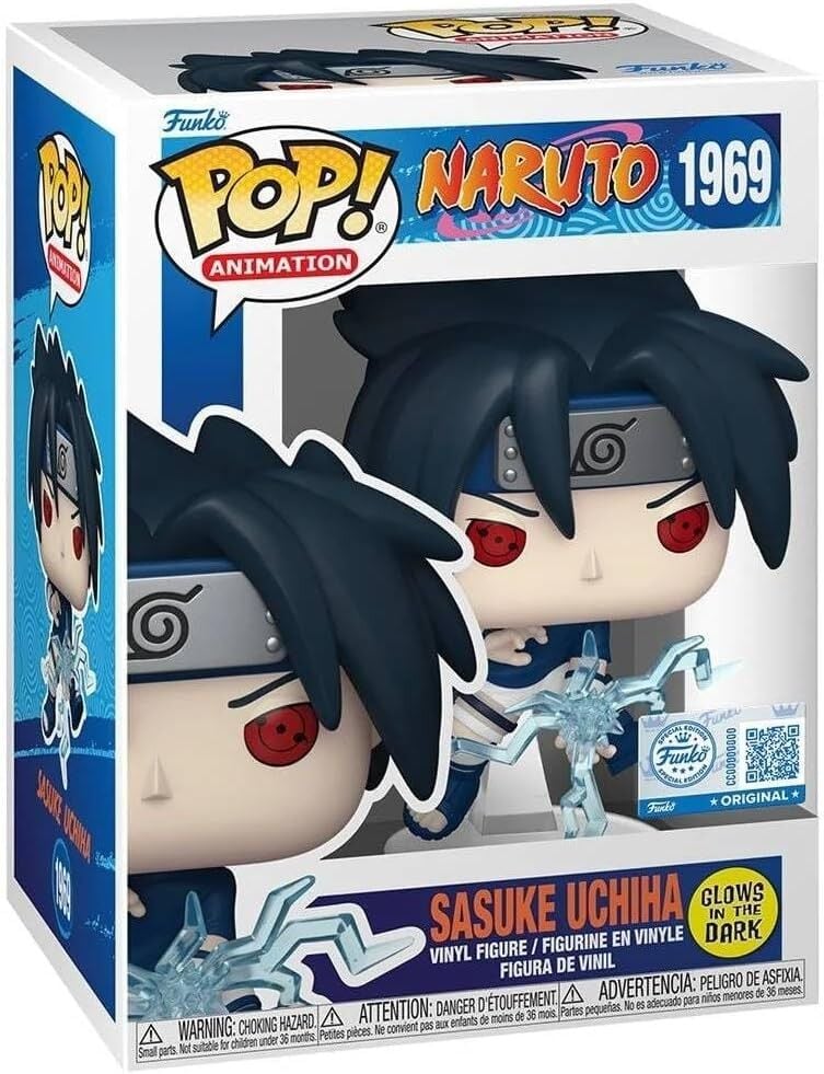 Funko Pop Animation Naruto - Sasuke (chidori) (glows İn The Dark) (special Edition)