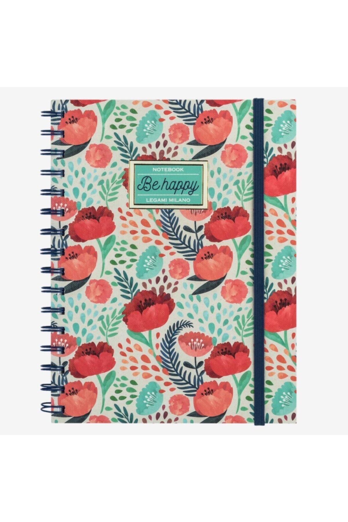 Okul Defter A5 Spiralli Cicek