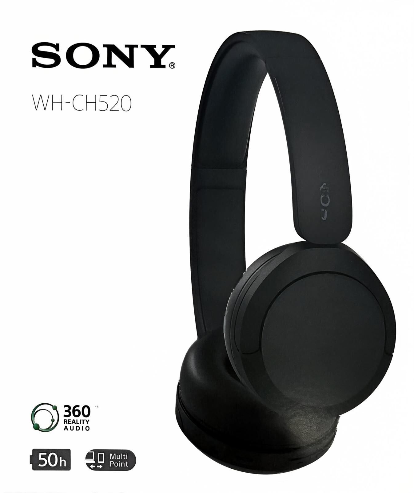 Sony Wh-Ch520 Bluetooth (Kablosuz) Kulaklık Siyah