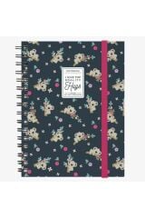 3 Ü 1 Arada Spiralli A4 Defter Koala Desen Karton Kapak