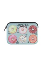 Mini Fermuarli Tablet Kilifi Donut 22x15,5 Cm