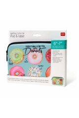 Mini Fermuarli Tablet Kilifi Donut 22x15,5 Cm