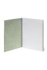 3 Ü 1 Arada Spiralli A4 Defter Harita Desen Karton Kapak