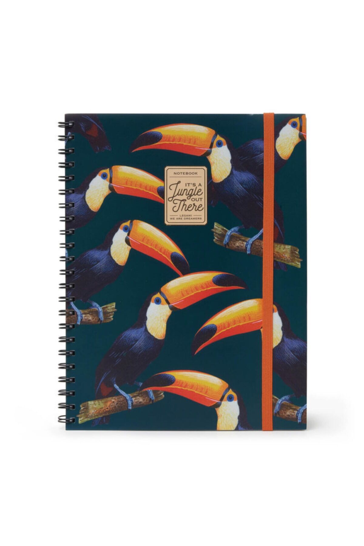 Tukan  Desen Karton Kapak 3 Ü 1 Arada Spiralli A4 Defter