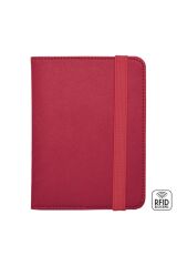 Unisex Fuşya Rfid Koruma Pasaportluk