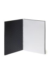 Spiralli A4 Defter Panda Desen Karton Kapak