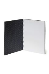 Spiralli A4 Defter Panda Desen Karton Kapak