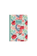 A6 Çizgili Defter Çiçek