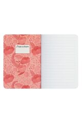 A6 Çizgili Defter Çiçek