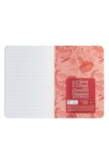 A6 Çizgili Defter Çiçek