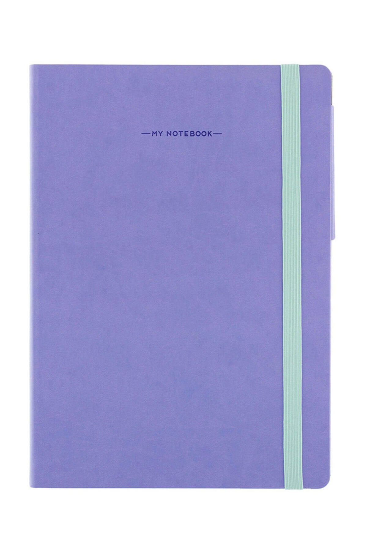 Defter Lg My Notebook Large Kareli Lila  /